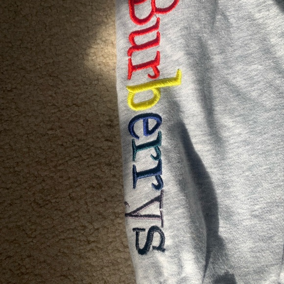 Burberry Gray Jogger Sweatpants with Tapered Leg - Picture 2 of 4